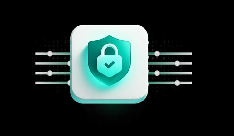 Shield with lock icon